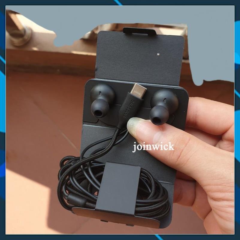 Tai nghe Samsung Note 10, S20/ S20Ultra/ S21/ S22 AKG chân Type C zin chính hãng + Tặng 4 nút tai phụ