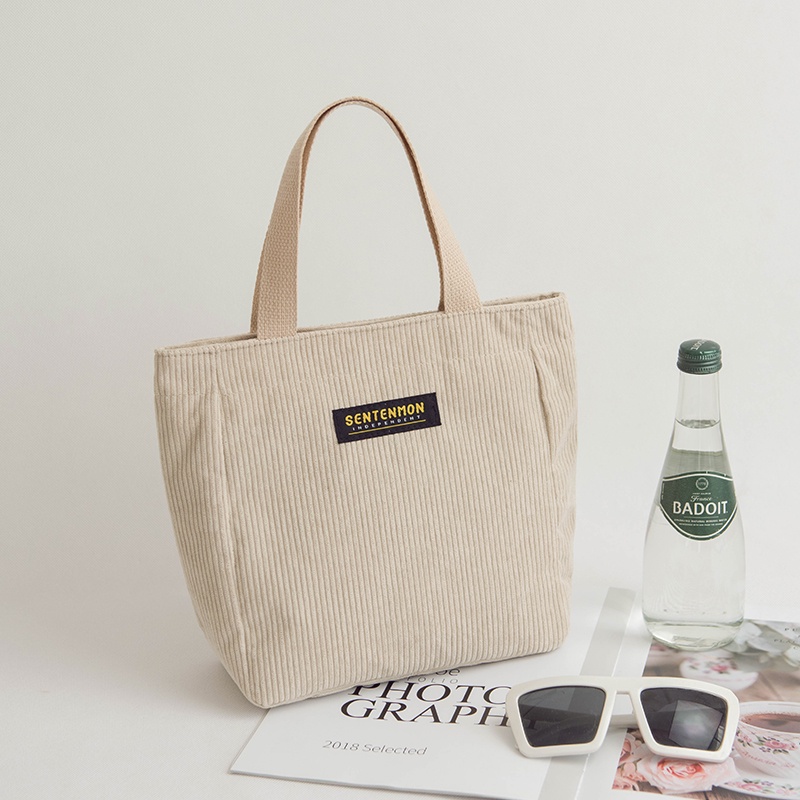 Túi vải sức chứa lớn phong cách Hàn Quốc cho nữ