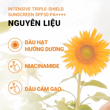 [Mẫu mới 2020] Kem Chống Nắng Innisfree Intense Triple-Shield Sunscreen - 50ml