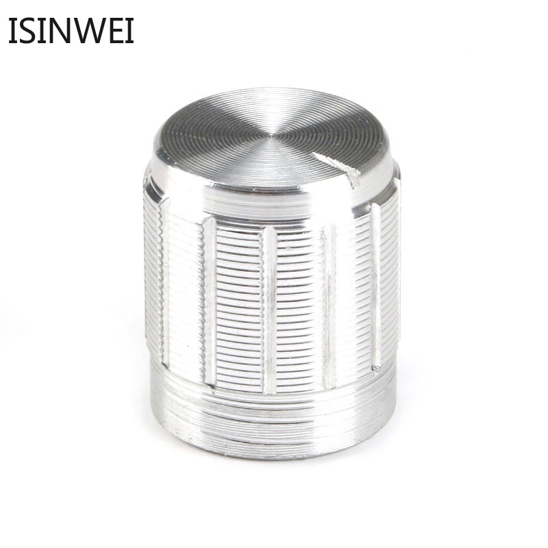 Bộ 5 nắp đậy núm vặn chiết áp bằng hợp kim nhôm 15x16.5mm đường kính 6mm