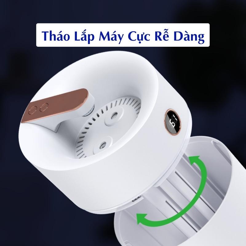 Máy Phun Sương Tạo Ẩm X12 Dung Tích Lớn 3 Lít Máy Khuếch Tán Tinh Dầu Cao Cấp 2 Đầu Phun Kép Giúp Thơm Phòng & Đuổi Muỗi