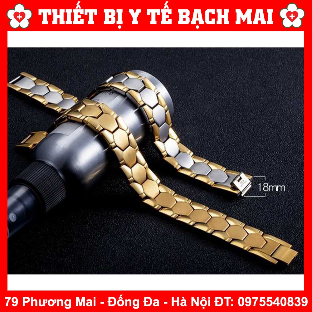 Vòng Tay Điều Hòa Huyết Áp Nhật Bản 5 Trong 1 Nam