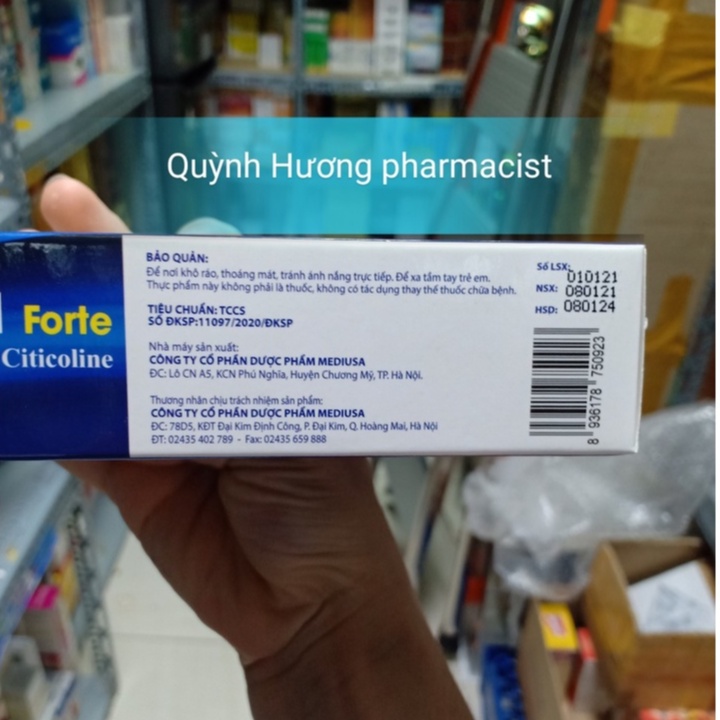 Viên uống CEVINTON Forte hộp 30 viên giúp bổ sung dưỡng chất cho não bộ