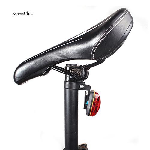 Đèn LED an toàn gắn đuôi xe đạp có giá đỡ điện thoại