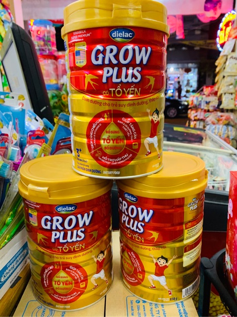 {Tặng Balo nhỏ}Sữa Bột Growplus 3+ Tổ Yến 900gram- Vinamilk