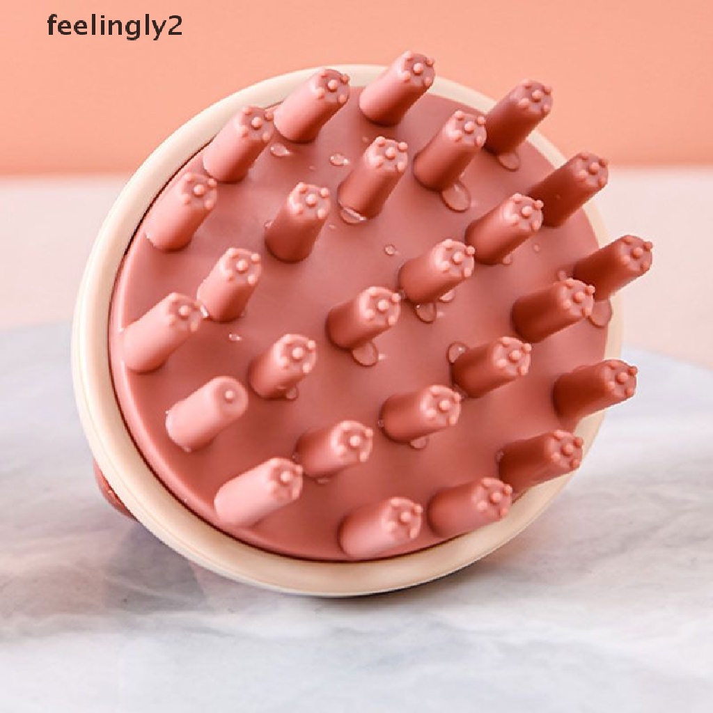 1 Lược Silicone Mát Xa Da Đầu Chống Ngứa Khi Tắm