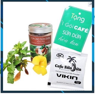 [Có Quà Tăng Kèm] Cacao sữa dừa - Bột Ca Cao CốT Dừa VIKIN ,hũ 250G nguyên chất thơm ngon, Bổ Dưỡng, pha chế nhanh chóng