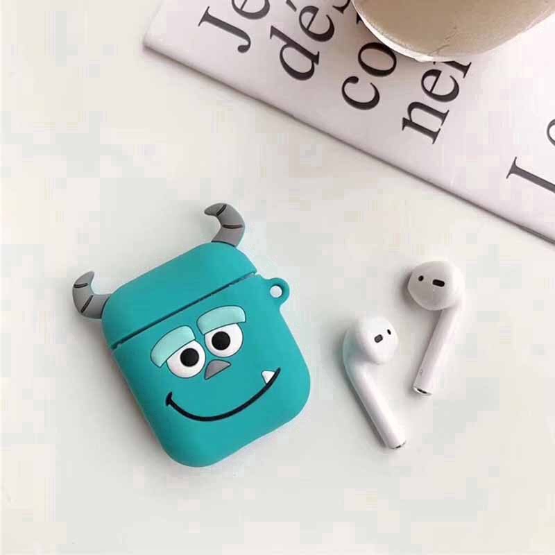 Vỏ Hộp Hộp Sạc Tai Nghe KEBIDUMEI Dành Cho AirPods InPods 12 Chất Liệu Silicon Mềm Kiểu Động Vật Hoạt Hình