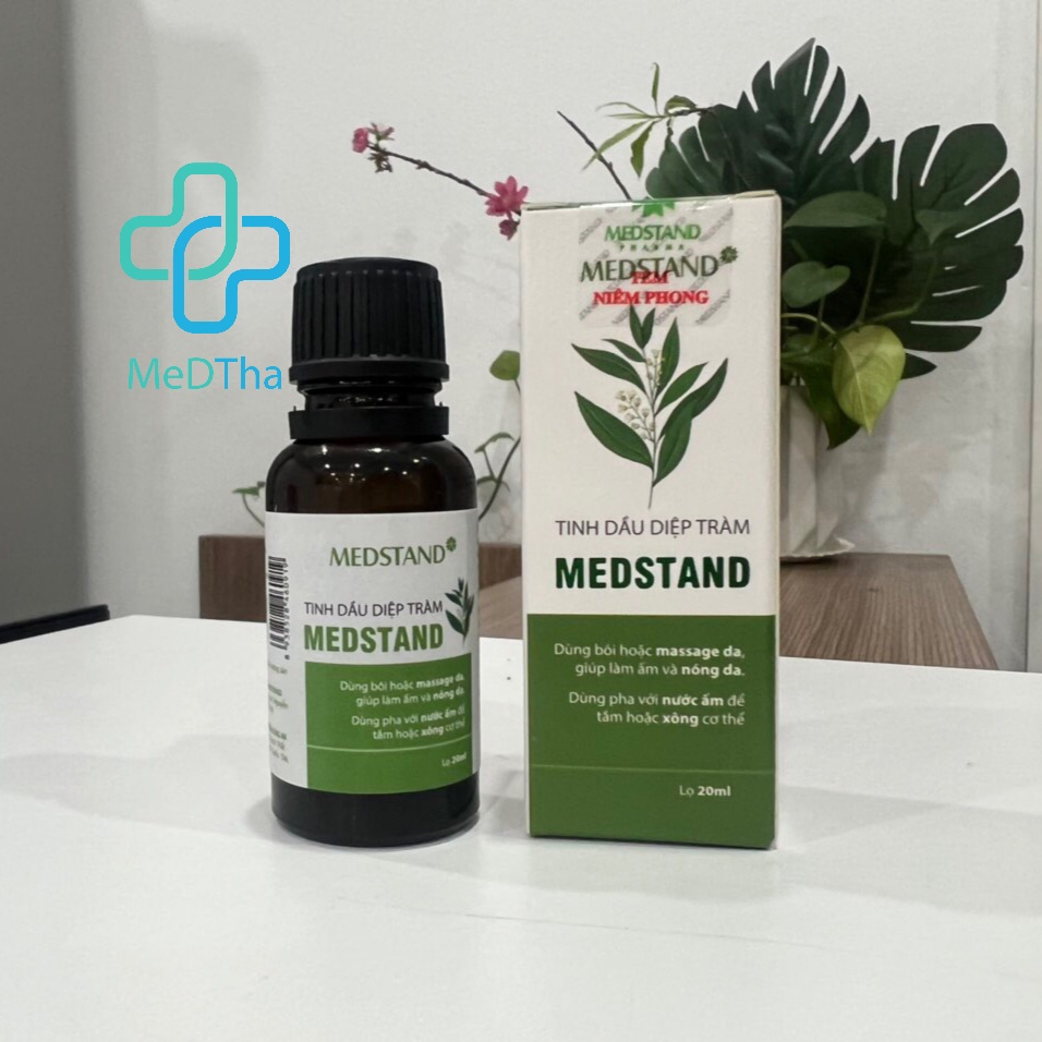 Tinh Dầu Diệp Tràm MEDSTAND - Dưỡng Ẩm, Làm Sạch Da, Tắm, Xông, Làm Ấm Da (Lọ 20ml) [Chính Hãng]