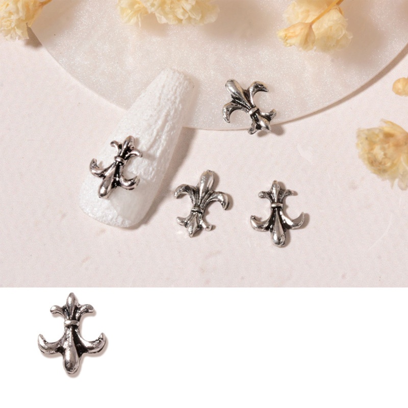 Set 5 Phụ Kiện Trang Trí Móng Tay 3d Phong Cách Gothic Charms
