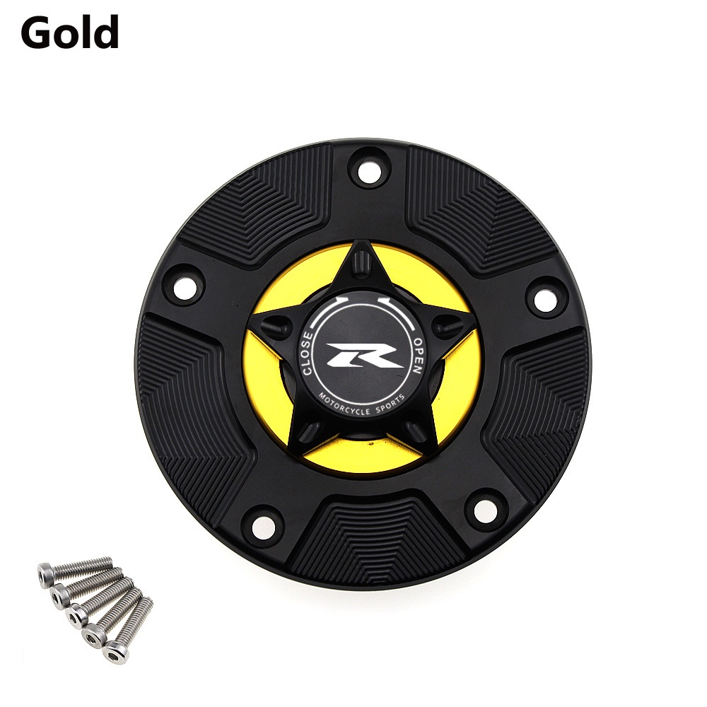 Nắp đậy bình xăng 5 lỗ cho xe mô tô SUZUKI GSXR GSX-S GSX-R 150 600 750 1000 1300 gs rx150 gs-rx150