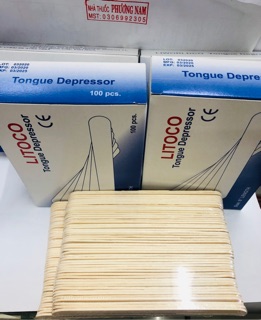 Que đè lưỡi LITICO( Hộp 100 que)