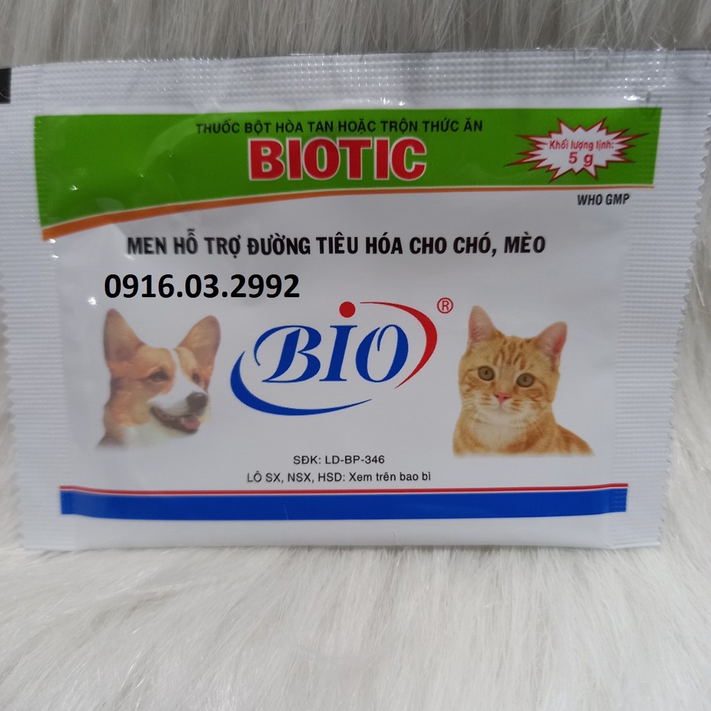 Men tiêu hóa cho chó mèo, Men tiêu hóa Biotic