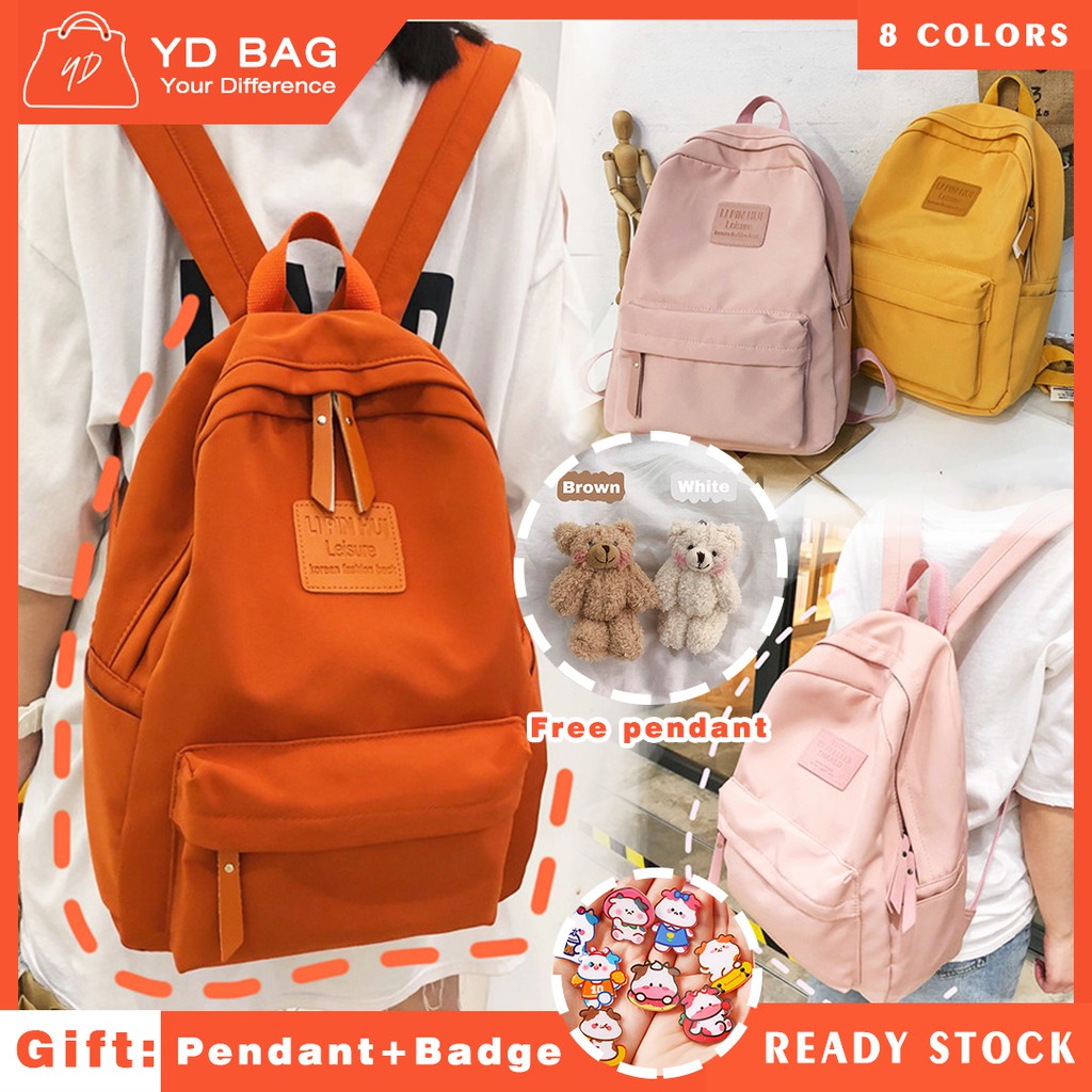 [YD BAG]Korean women casual backpack schoolbag student bag