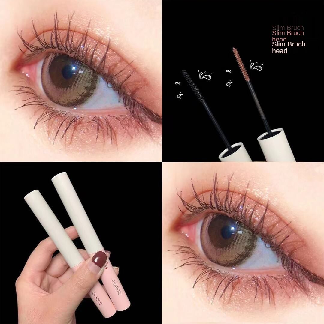 Mascara mỏng làm dài và cong mi tự nhiên chống nhòe chống nước cho người mới tập trang điểm