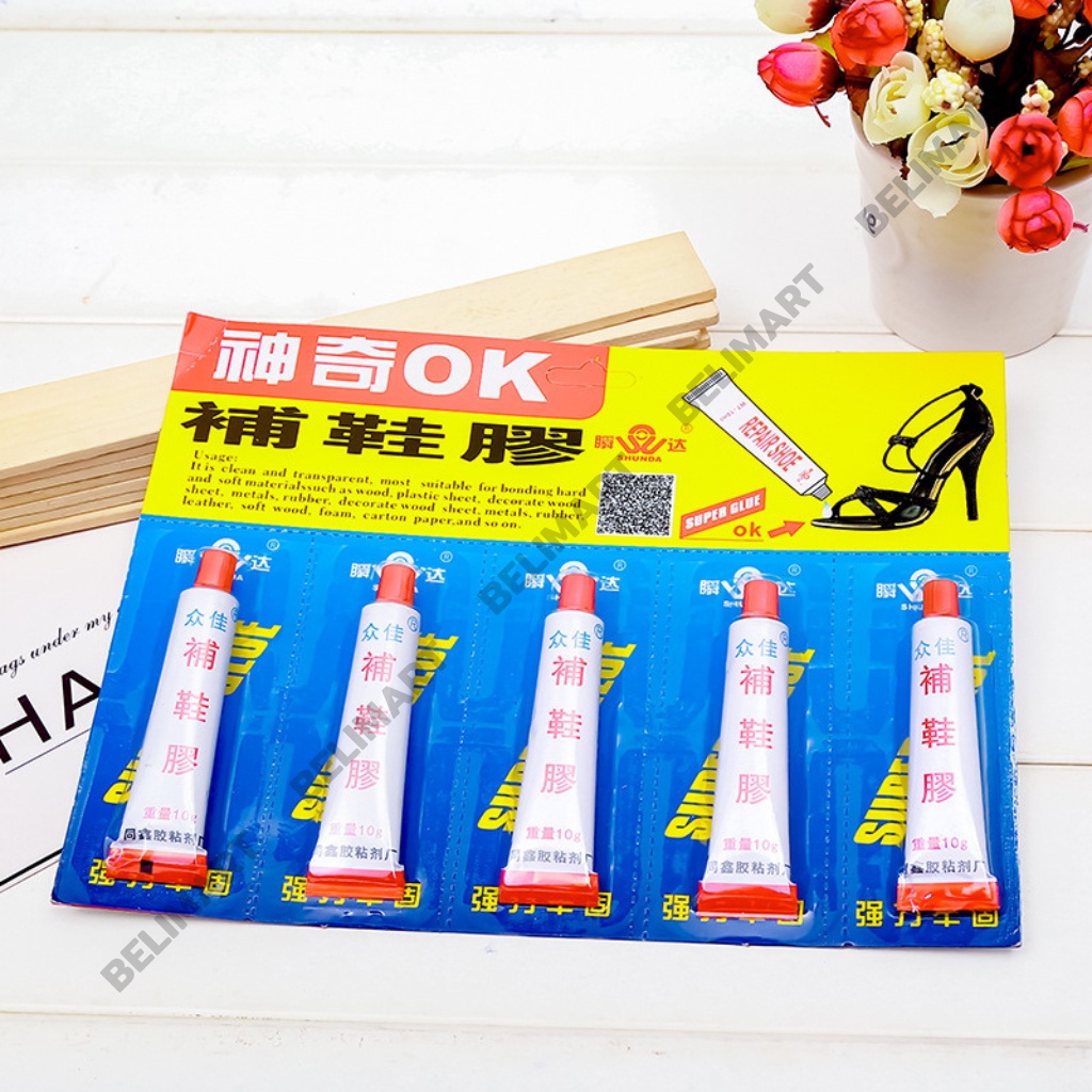 Keo dán giày dép đa năng siêu dính, siêu chắc tuýp 10g nhỏ gọn, tiện dụng Belimart BL034