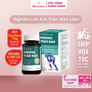 Khương Thảo Đan Mẫu mới Lọ 120 viên - tốt cho xương khớp từ thảo dược - Mua 6 tặng 1 bằng tem tích điểm