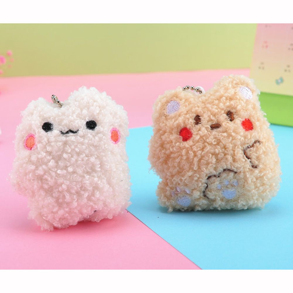 Móc khóa kiểu gấu bông mini đáng yêu