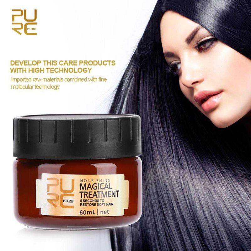 Kem ủ tóc chứa Keratin chuyên phục hồi tóc khô xơ gãy rụng 5 Giây Purc Magic Treatment 5 Second Repair