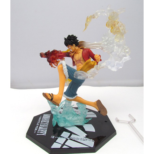 Mô hình One Piece, Mô Hình Monkey D.Luffy Gear 2 Nắm đấm Lửa cao 16cm | Z SHOP - SHOP Mô Hình Z