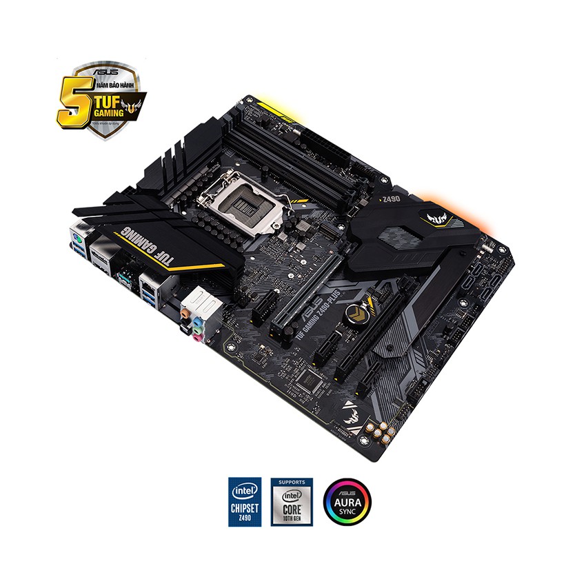 Mainboard ASUS TUF GAMING Z490-PLUS (Intel Z490, Socket 1200, ATX, 4 khe RAM DDR4) | BigBuy360 - bigbuy360.vn