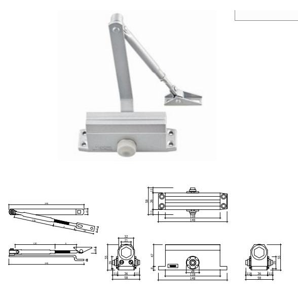 [CHÍNH HÃNG] Tay đẩy hơi VICKINI 44051 (25-45KG)