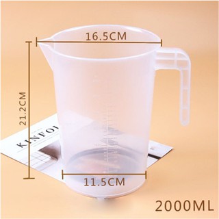 Ca đong 2l có chia vạch các cỡ nhựa