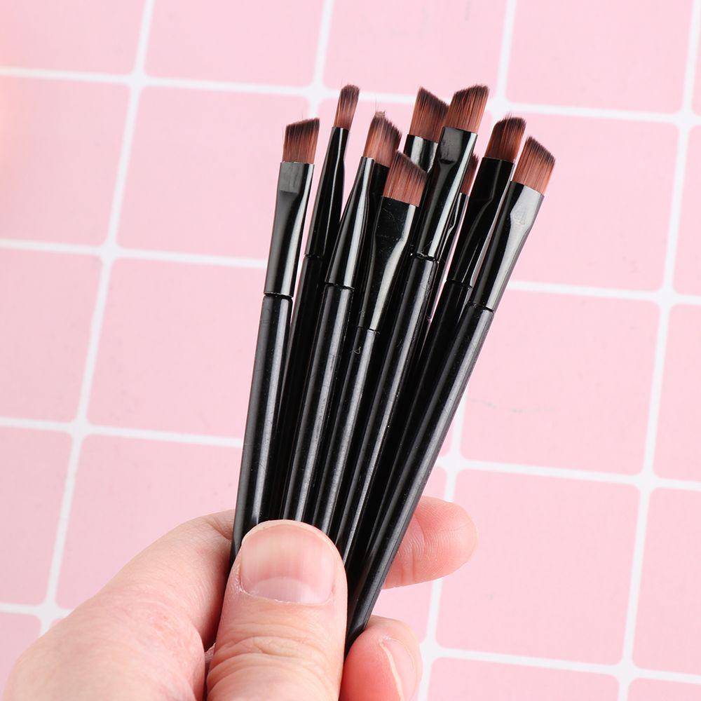 MAXG Set 10 Cọ Trang Điểm Lông Mày Lông Nhân Tạo Góc Tuyệt Vời Hữu Ích