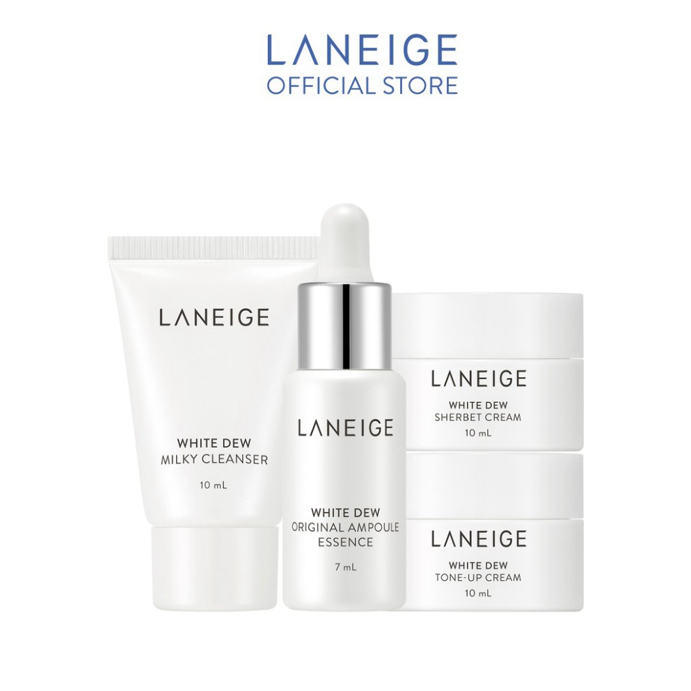 Bộ sản phẩm làm sạch, dưỡng ẩm & dưỡng trắng cho da LANEIGE