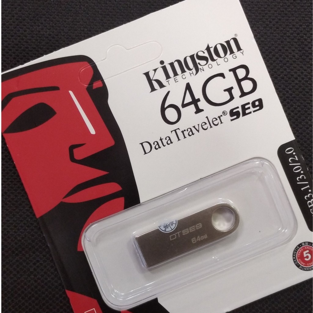 [Giá Rẻ] USB Kingston SE9 64Gb/32Gb/16Gb/8Gb/4Gb/2Gb - USB 2.0, chống nước, BH 12 tháng