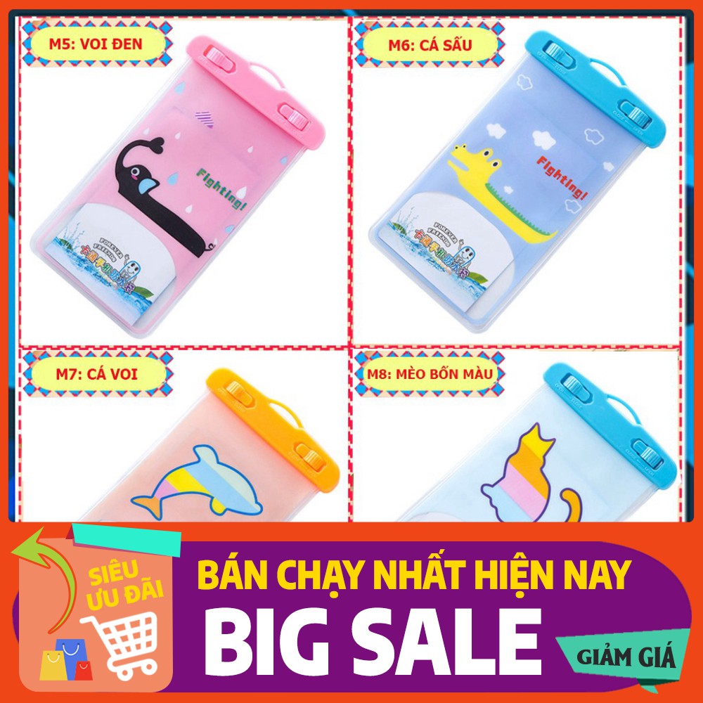 [Mã LIFE0704ALL giảm 10% đơn 50K] Túi đựng chống nước túi đựng điện thoại hình thú - Awifi Case G1-4