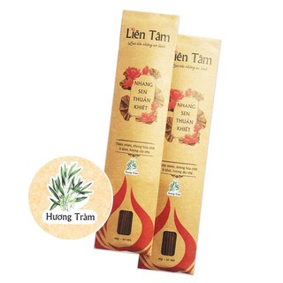 NHANG SẠCH LÀM TỪ SEN THƯƠNG HIỆU LIÊN TÂM 30cm - HƯƠNG TRÀM TÉP 60 CÂY
