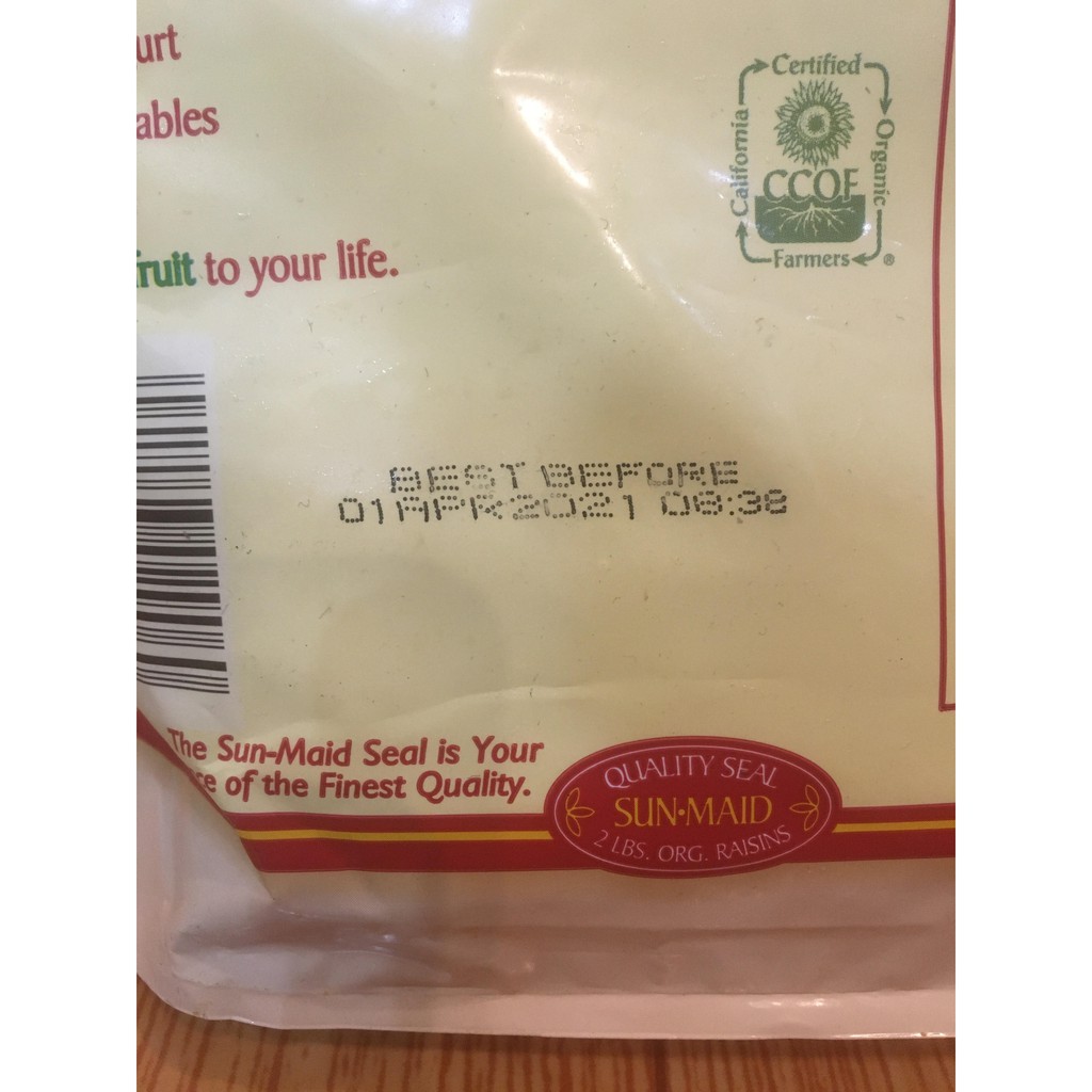 Nho khô Mỹ Sun Maid Organic Raisin