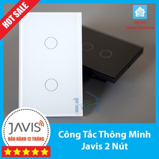[BH 12 tháng 1 đổi 1] Công tắc cảm ứng 2 nút Javis