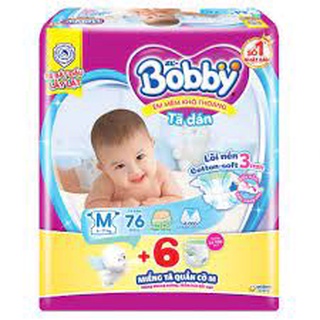 [Hàng Tặng] Tã Dán Bobby M76+KM [Khuyến mãi tùy theo từng đợt hàng]