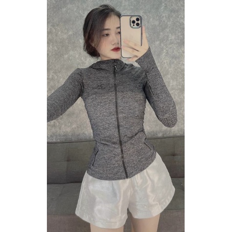 Áo khoác thể thao nữ ôm body cao cấp  &