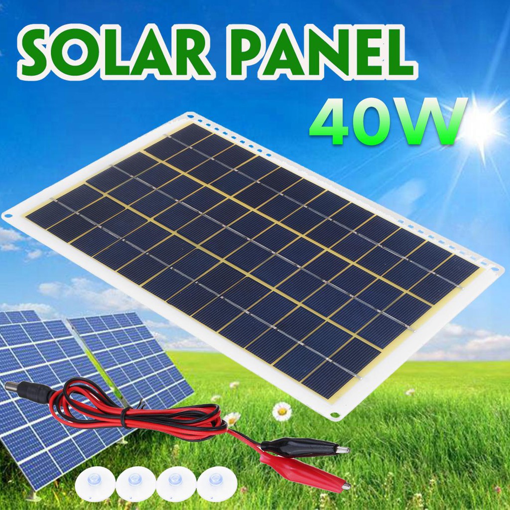 High Efficiency Ultra-thin Solar Panel 40W Solar Panel USB Charging Power