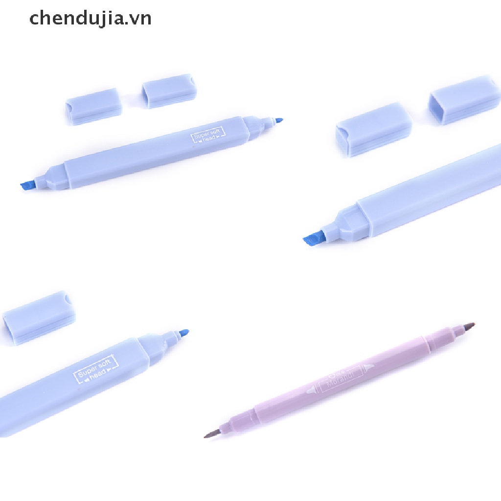 Set 6 Bút gel Đánh Dấu Hai Đầu Màu Pastel