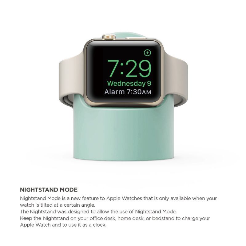 Đế Sạc Bằng Silicon Chuyên Dụng Cho Đồng Hồ Thông Minh Apple Watch