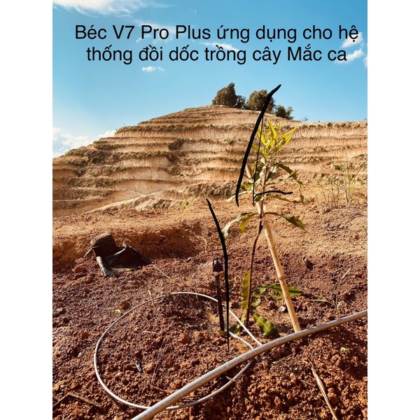 Bộ 10 béc tưới phun mưa V7 Pro Plus bù áp chuyên dụng cho khu vực đồi dốc - BH 3 năm