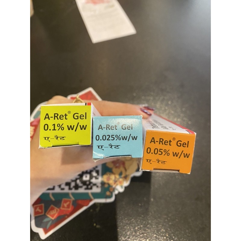 Tretinoin A Ret Gel 0.025%, 0.05%, 0.1%, chống lão hoá | BigBuy360 - bigbuy360.vn
