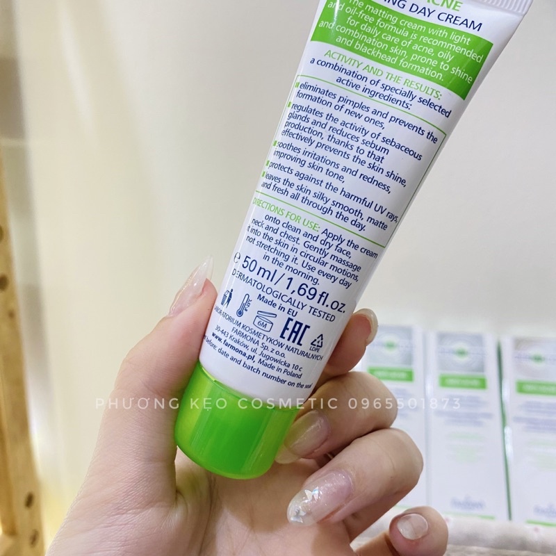 Kem Dưỡng Kiềm Dầu Giảm Mụn Dermacos Anti Acne Matting Cream