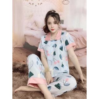 Đồ bộ/ đồ ngủ/đồ mặc nhà- Lụa mango-165000 đ/bộ-freesize