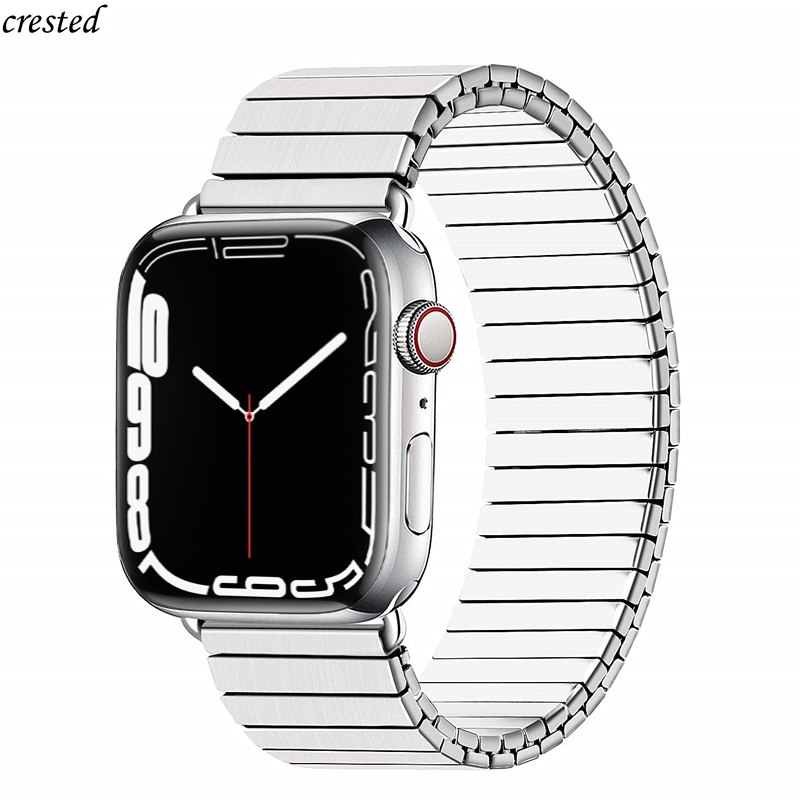 Dây Đeo Thay Thế 44mm 40mm 42mm 38mm Cao Cấp Cho Apple Watch Series 3 4 5 Se 6 7 45mm 41mm