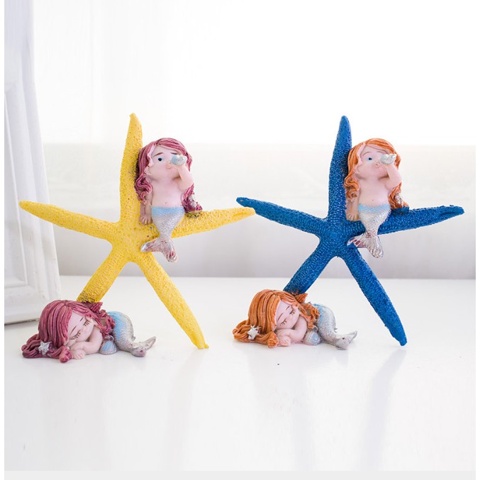 Phụ kiện trang trí để bàn sao biển tiên cá