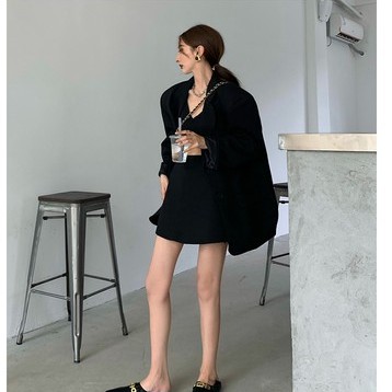 Ảnh thật 4 hình cuối-2W302.Áo blazer oversize phong cách kiểu Anh sang trọng