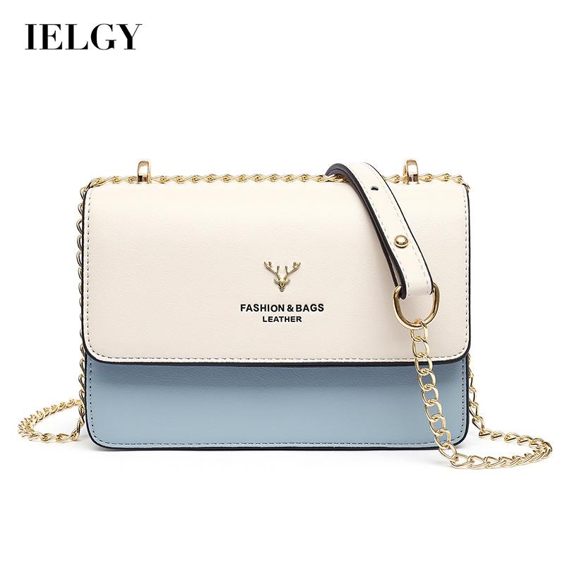 Túi Đeo Chéo Dáng Vuông Nhỏ Phối Màu Thời Trang Cho Nữ