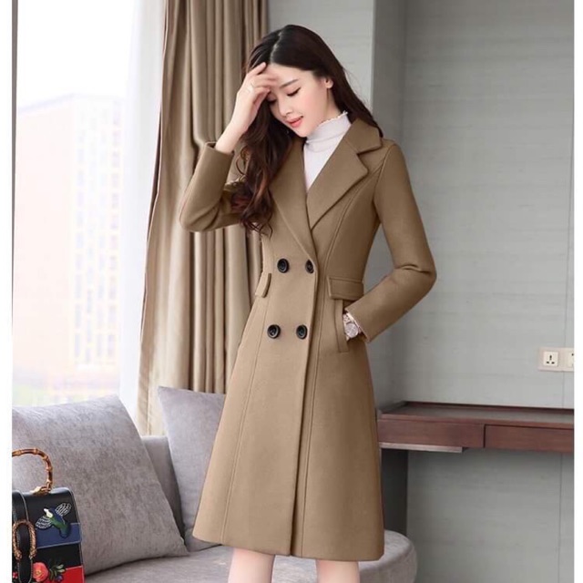ÁO KHOÁC DẠ DÁNG DÀI CỔ VEST MSP-AK430251 VN