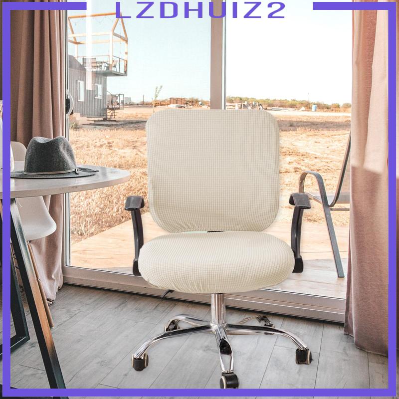 Vỏ Bọc Ghế Ngồi Văn Phòng Co Giãn Màu Xanh Đậm