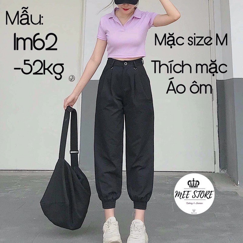 Áo croptop polo nhiều màu basic ulzzang / Áo thun nữ polo croptop có cổ 4 màu basic ulzzang | BigBuy360 - bigbuy360.vn